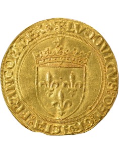 Louis XII Au Soleil 1 ecu d'or Or 1498-1507 D Lyon 2