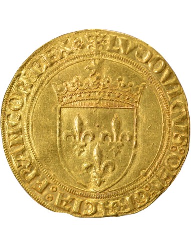 Louis XII Au Soleil 1 ecu d'or Or 1498-1507 D Lyon
