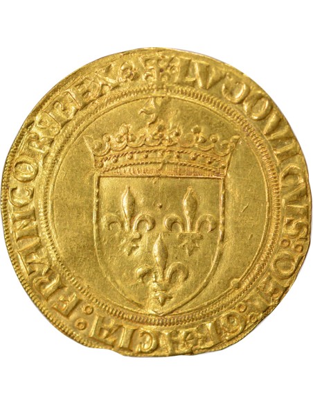 Louis XII Au Soleil 1 ecu d'or Or 1498-1507 D Lyon