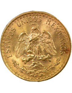 Mexique 2 pesos Or 1945 (1951-1972) Mo Mexico City 2