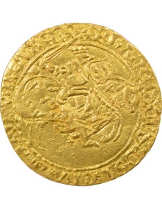 Duché de Bretagne François II de Bretagne 1 cavalier d'or Or 1442-1488 9 Rennes 2