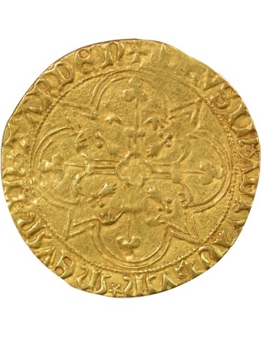 Duché de Bretagne François II de Bretagne 1 cavalier d'or Or 1442-1488 T Nantes