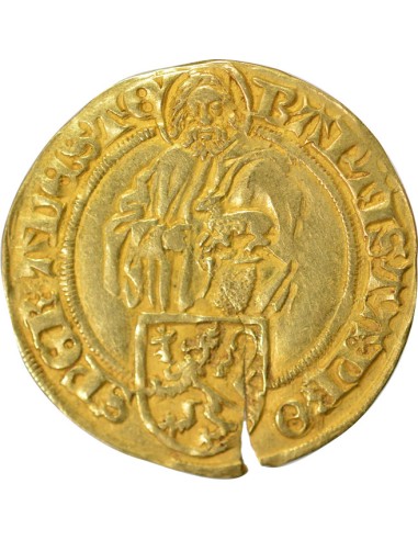 Belgique Philippe Ier le Beau Saint Jean 1 florin Or 1488-1489 Gand