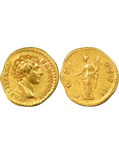 Rome Empire Néron Hilaritas 1 aureus Or 140-144 R Rome