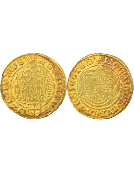 Pays-Bas David de Bourgogne 1 florin Or 1464-1492 Wijk bij Duurstede