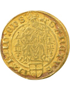 Pays-Bas David de Bourgogne 1 florin Or 1464-1492 Wijk bij Duurstede 2