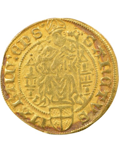 Pays-Bas David de Bourgogne 1 florin Or 1464-1492 Wijk bij Duurstede