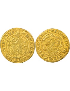 Pays-Bas David de Bourgogne 1 florin Or 1464-1492 Wijk bij Duurstede