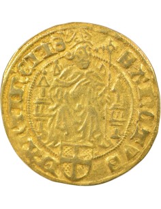 Pays-Bas David de Bourgogne 1 florin Or 1464-1492 Wijk bij Duurstede 2