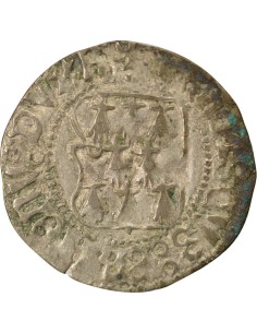 Duché de Bretagne François II de Bretagne A la Targe 1 blanc Billon 1458-1488 9 Rennes 2