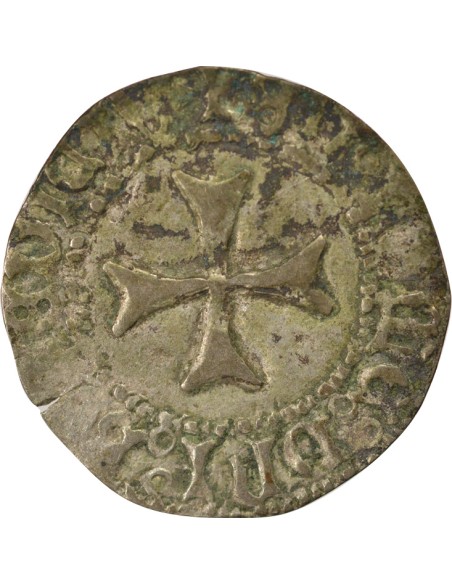 Duché de Bretagne François II de Bretagne A la Targe 1 blanc Billon 1458-1488 9 Rennes