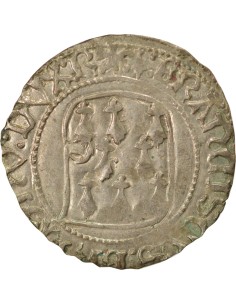 Duché de Bretagne François II de Bretagne A la Targe 1 blanc Billon 1458-1488 9 Rennes 2