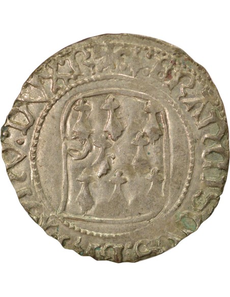Duché de Bretagne François II de Bretagne A la Targe 1 blanc Billon 1458-1488 9 Rennes