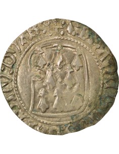Duché de Bretagne François II de Bretagne A la Targe 1 blanc Billon 1458-1488 9 Rennes 2