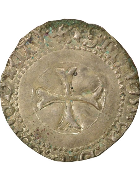 Duché de Bretagne François II de Bretagne A la Targe 1 blanc Billon 1458-1488 9 Rennes