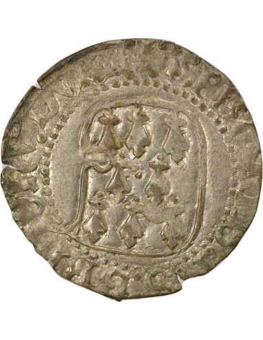 Duché de Bretagne François II de Bretagne A la Targe 1 blanc Billon 1458-1488 9 Rennes