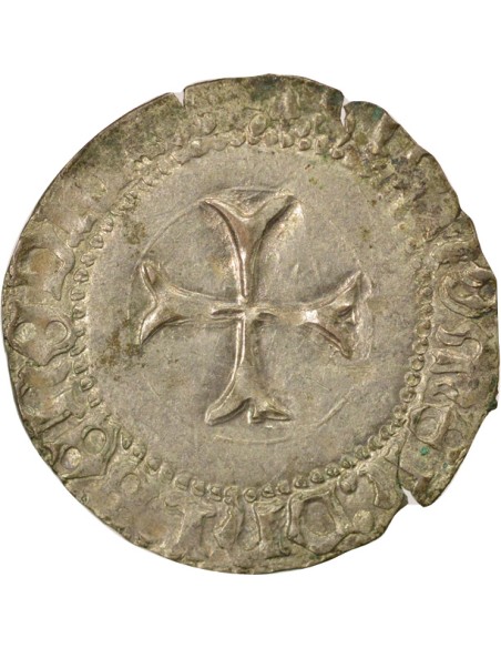 Duché de Bretagne François II de Bretagne A la Targe 1 blanc Billon 1458-1488 9 Rennes