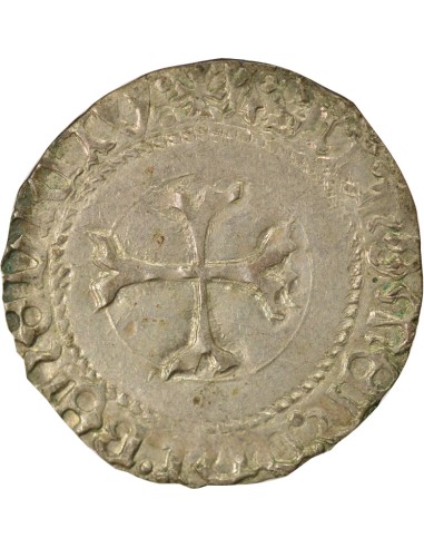 Duché de Bretagne François II de Bretagne A la Targe 1 blanc Billon 1458-1488 9 Rennes