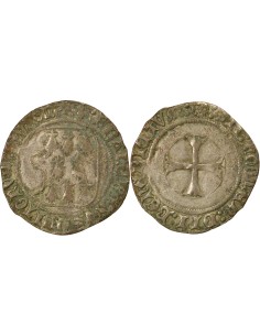 Duché de Bretagne François II de Bretagne A la Targe 1 blanc Billon 1458-1488 9 Rennes