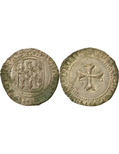 Duché de Bretagne François II de Bretagne A la Targe 1 blanc Billon 1458-1488