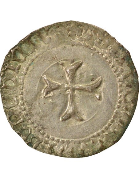 Duché de Bretagne François II de Bretagne A la Targe 1 blanc Billon 1458-1488