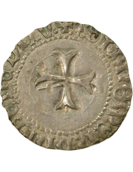 Duché de Bretagne François II de Bretagne A la Targe 1 blanc Billon 1458-1488 9 Rennes