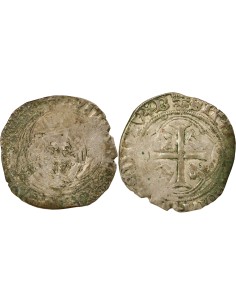 Louis XII A la Couronne 1 douzain Billon 1498-1507 Y Bourges