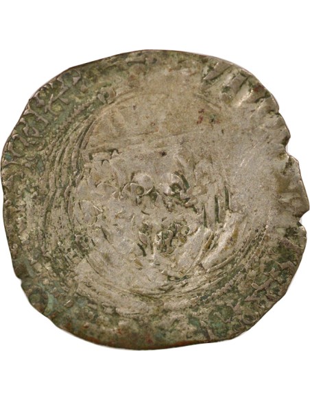 Louis XII A la Couronne 1 douzain Billon 1498-1507 Y Bourges