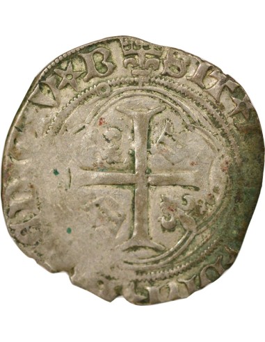 Louis XII A la Couronne 1 douzain Billon 1498-1507 Y Bourges