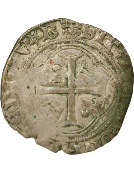 Louis XII A la Couronne 1 douzain Billon 1498-1507 Y Bourges