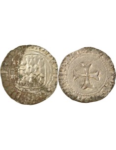 Duché de Bretagne François II de Bretagne A la Targe 1 blanc Billon 1458-1488