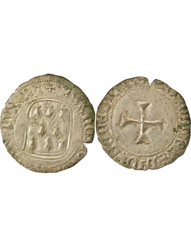 Duché de Bretagne François II de Bretagne A la Targe 1 blanc Billon 1458-1488 9 Rennes