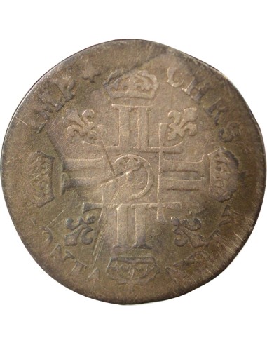 Louis XIV Aux Huit L 1/12 écu Argent 1691 W Lille