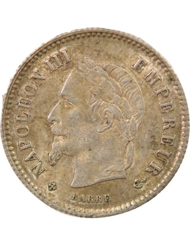 Napoléon III Grand Module 20 centimes Argent 1867 BB Strasbourg