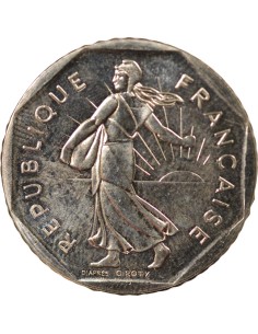 Semeuse 2 francs Nickel 1991 Pessac 2