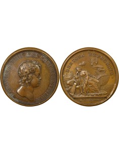 Louis XIV Prise de Tortose 1 médaille Cuivre 1648