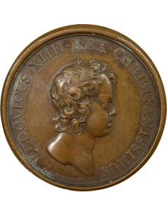 Louis XIV Prise de Tortose 1 médaille Cuivre 1648 2