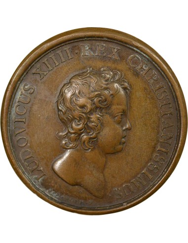 Louis XIV Prise de Tortose 1 médaille Cuivre 1648