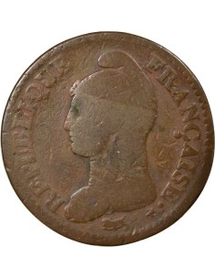 Dupré 2 décimes Cuivre An 4 A - Paris 2