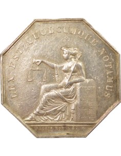 Notaires 1 jeton Argent Abeille (1860 / 1879) 2