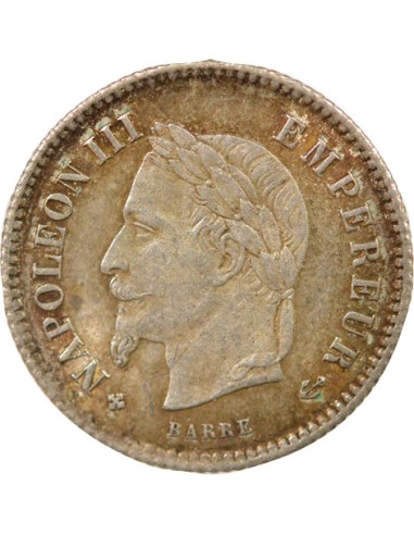 Napoléon III Grand Module 20 centimes Argent 1867 BB Strasbourg