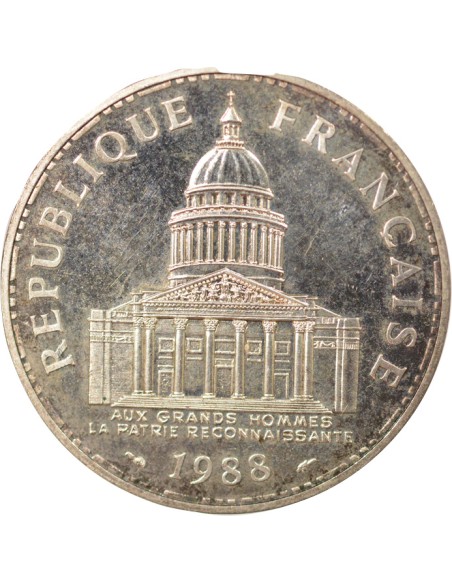 Panthéon 100 francs Argent 1988 Pessac