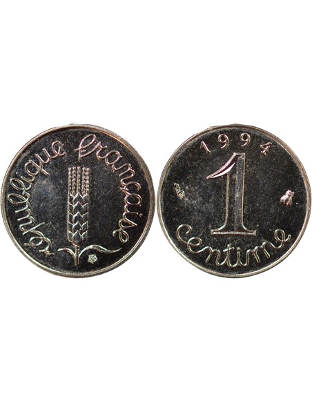 Epi 1 centime Acier 1994 Pessac