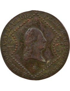 Autriche François II du Saint-Empire 30 kreuzer Cuivre 1807 Smolnik 2