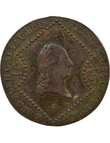 Autriche François II du Saint-Empire 30 kreuzer Cuivre 1807 Smolnik