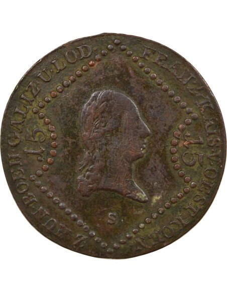 Autriche François II du Saint-Empire 30 kreuzer Cuivre 1807 Smolnik