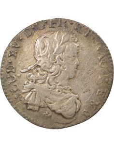 Louis XV De France 1/6 ecu Argent 1721 M Toulouse 2