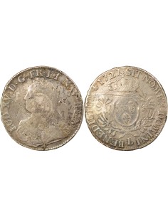 Louis XV Au Buste Habillé 1 écu Argent 1727 L Bayonne