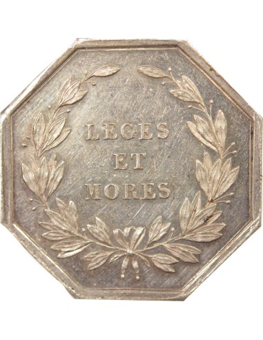 Notaires 1 jeton Argent Abeille (1860 / 1879)