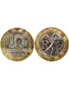 Génie 10 francs Bimétal 1994 Pessac